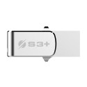 S3+ Pen Drive Steel unità flash USB 128 GB USB Type-A / USB Type-C 3.2 Gen 1 (3.1 Gen 1) Acciaio inossidabile