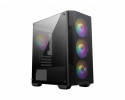 MSI MAG FORGE M100A computer case Micro Tower Nero, Trasparente