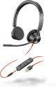 POLY Cuffie Blackwire 3325 USB-A