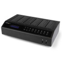 StarTech.com Dock Duplicatore Disco Rigido HDD USB 3.0 / eSATA a 6 Bay - HDD/ SSD 1:5 Cloner / Eraser