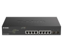 D-Link DGS-1100-10MPV2 Gestito L2 Gigabit Ethernet (10/100/1000) Supporto Power over Ethernet (PoE) 1U Nero