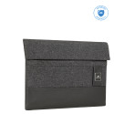 Rivacase 8803 BLACK MELANGE borsa per laptop 33,8 cm (13.3") Custodia a tasca Nero