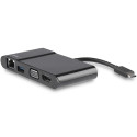 StarTech.com Adattatore USB-C a HDMI 4K o VGA 1080p - Gigabit Ethernet, 5Gbps, USB-A 3.0 - Mini Dock USB type C da viaggio - Fuori produzione, sostituito da DKT31CHVL