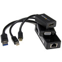 StarTech.com Kit accessori 3 in 1 per Microsoft Surface Pro 4 / Pro 3 / Pro 2 / Surface 3 HDMI VGA - mDP a VGA / HDMI e USB3.0 a Gbe