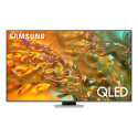 Samsung Q80D TV QLED 4K 55” QE55Q80DATXZT Smart TV Wi-Fi Eclipse Silver 2024, Processore NQ4 AI GEN2, 4K AI Upscaling, Simple Chamfer Design, Dolby Atmos