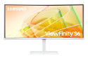 Samsung S65TC Monitor PC 86,4 cm (34") 3440 x 1440 Pixel UltraWide Quad HD LED Bianco