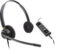 POLY Cuffia stereo EncorePro 525 con connettore USB-A, certificata per Microsoft Teams