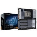 GIGABYTE TRX50 AI TOP - Supporta CPU AMD Ryzen PRO 7000, VRM Digitale a 16+8+4 Fasi, fino a 5200MHz DDR5 (OC), 4xPCIe 5.0 + 4xPCIe 4.0 M.2, Wi-Fi 7, LAN 10GbE, USB 3.2 Gen 2x2