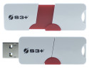 S3Plus Technologies Space + E1 unità flash USB 64 GB USB tipo A 3.2 Gen 1 (3.1 Gen 1) Rosso, Bianco