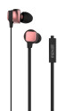 Maxell Metallix Cuffie Cablato In-ear Musica e Chiamate Rose Gold