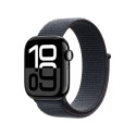 Apple Watch Series 10 GPS + Cellular 42mm Cassa in Alluminio color Jet Black con Sport Loop