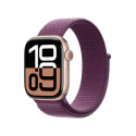 Apple Watch Series 10 GPS + Cellular 42mm Cassa in Alluminio color Oro Rosa con Oro rosa Sport Loop