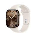 Apple Watch Series 10 GPS + Cellular 46mm Cassa in Titanio color Oro con Galassia Sport Band - M/L