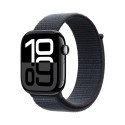 Apple Watch Series 10 GPS + Cellular 46mm Cassa in Alluminio color Jet Black con Sport Loop