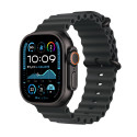 Apple Watch Ultra 2 GPS + Cellular 49mm Cassa Titanio Nero con Nero Ocean Band