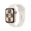 Apple Watch SE OLED 44 mm Digitale 368 x 448 Pixel Touch screen 4G Beige Wi-Fi GPS (satellitare)