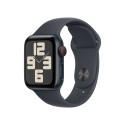 Apple Watch SE GPS + Cellular 40mm Cassa Alluminio Mezzanotte con Mezzanotte Sport Band - S/M