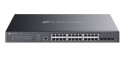 TP-Link Omada SG3428XMPP switch di rete Gestito L2+ Gigabit Ethernet (10/100/1000) Supporto Power over Ethernet (PoE) 1U Nero