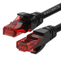 WP WPC-PAT-6U002BL cavo di rete Nero, Rosso 0,5 m Cat6 U/UTP (UTP)