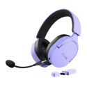 Trust GXT 491P FAYZO Auricolare Con cavo e senza cavo A Padiglione Giocare USB tipo A Bluetooth Nero, Viola