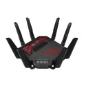 ASUS ROG Rapture GT-BE19000 router wireless Multi-Gigabit Ethernet Tri-band (2,4 GHz/5 GHz/6 GHz) Nero, Rosso