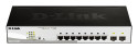 D-Link DGS-1210-08P Gestito L2 Gigabit Ethernet (10/100/1000) Supporto Power over Ethernet (PoE) Nero