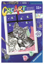 Ravensburger Sleepy Kitties Colore per kit di verniciatura in base ai numeri