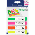 Faber-Castell 159591 evidenziatore 4 pz Verde, Arancione, Rosa, Giallo