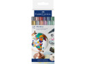 Faber-Castell 160713 evidenziatore 12 pz Metallico, Multicolore