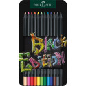 Faber-Castell 116413 pastello colorato Beige, Nero, Blu, Marrone, Verde, Grigio, Azzurro, Verde chiaro, Arancione, Rosa, Rosso, Giallo 12 pz