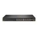 HPE Aruba Networking Aruba 6300F 24-port 1GbE Class 4 PoE & 4-port SFP56 Gestito L3 Gigabit Ethernet (10/100/1000) Supporto Power over Ethernet (PoE) 1U Grigio