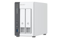 QNAP TS-216G server NAS e di archiviazione Tower Cortex-A Cortex-A55 4 GB HDD Bianco