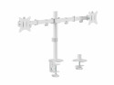 Equip 650167 supporto da tavolo per Tv a schermo piatto 81,3 cm (32") Scrivania Bianco