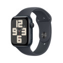 Apple Watch SE GPS 44mm Cassa Alluminio Mezzanotte con Mezzanotte Sport Band - M/L