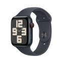 Apple Watch SE GPS + Cellular 44mm Cassa Alluminio Mezzanotte con Mezzanotte Sport Band - S/M