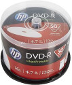 HP DME00025WIP DVD vergine 4,7 GB DVD+R 50 pz