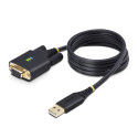 StarTech.com 1P3FFCNB-USB-SERIAL cavo seriale Nero 1 m USB tipo A DB-9