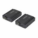 StarTech.com KVM Extender DisplayPort su fibra ottica, 4K 60Hz, kit di estensione, fino a 300m (multimodale) con moduli SFP+ preinstallati, 3x USB HID