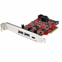 StarTech.com Scheda PCIe a 5 porte USB - Scheda PCIe USB 3.1 Gen 2 10Gbps con 1x USB-C e 2x USB-A - 1x 2 porte IDC (espansione interna per header USB 5Gbps) - Scheda Controller PCI Express USB C