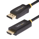 StarTech.com Cavo da DisplayPort a HDMI da 2m, 4K 60 Hz con HDR, Adattatore da DisplayPort a HDMI 2.0b, Convertitore video attivo da computer DP a monitor HDMI