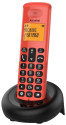 Alcatel E160 Telefono DECT Identificatore di chiamata Nero, Rosso