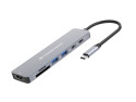 Conceptronic DONN28G replicatore di porte e docking station per laptop Cablato USB 3.2 Gen 1 (3.1 Gen 1) Type-C Grigio