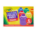 Crayola Washable Project Paint Vernice a base di acqua 59 ml 6 pz