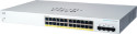 Cisco CBS220-24P-4G Gestito L2 Gigabit Ethernet (10/100/1000) Supporto Power over Ethernet (PoE) 1U Bianco