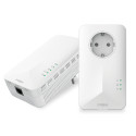 Strong POWERL1000DUOWIFIEUV2 adattatore di rete PowerLine 1000 Mbit/s Collegamento ethernet LAN Wi-Fi Bianco 2 pz