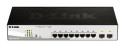 D-Link DGS-1210-10P Gestito L2 Gigabit Ethernet (10/100/1000) Supporto Power over Ethernet (PoE) 1U Nero