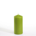 Papstar 13546 candela di cera Rotondo Verde 1 pz