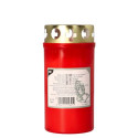 Papstar 15691 candela di cera Rotondo Rosso 1 pz