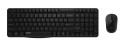 Rapoo X1800S tastiera Mouse incluso RF Wireless QWERTZ Tedesco Nero