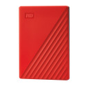 Western Digital My Passport disco rigido esterno 4 TB Rosso